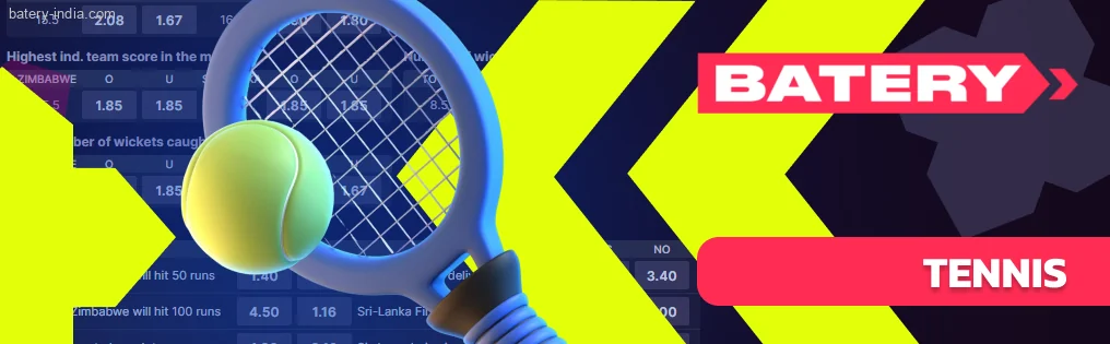 Batery Bet Grand Slams drive tennis betting with set/match handicaps and outrights